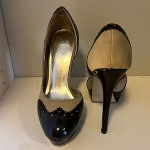 XOXO Spectator Heels